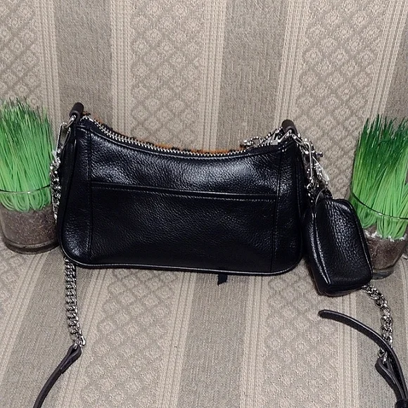 NWOT Aimee Kestenberg Billie Hair Calf Crossbody bag with Tech case